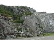 126-going to the castle-see walkway railing at top of photo